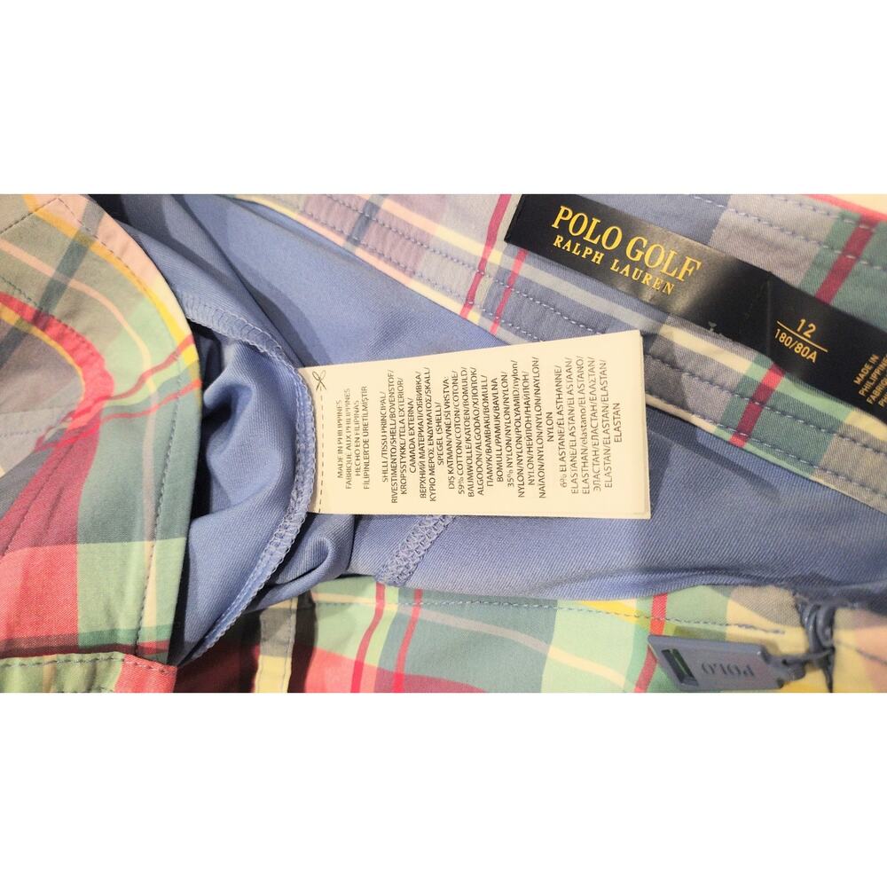Women's Polo Ralph Lauren Madras Golf Skirt Pink- PLAID Size 12 NEW $148 - Picture 10 of 11